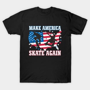 Skater Make America Skate Again T-Shirt